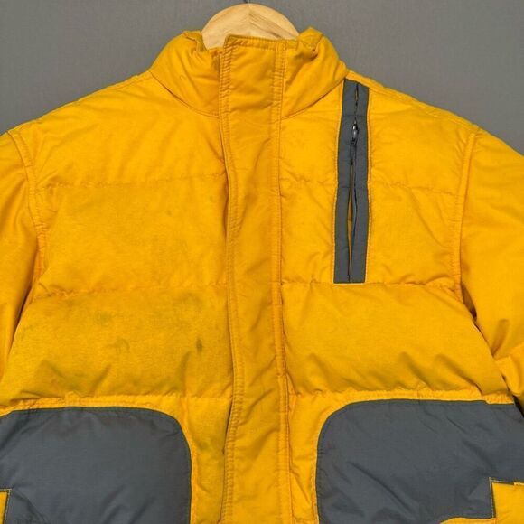 Nike Kids Puffer Jacket Size Small Down Jacket 2000s Grey Tag Activewear - Picture 3 of 16